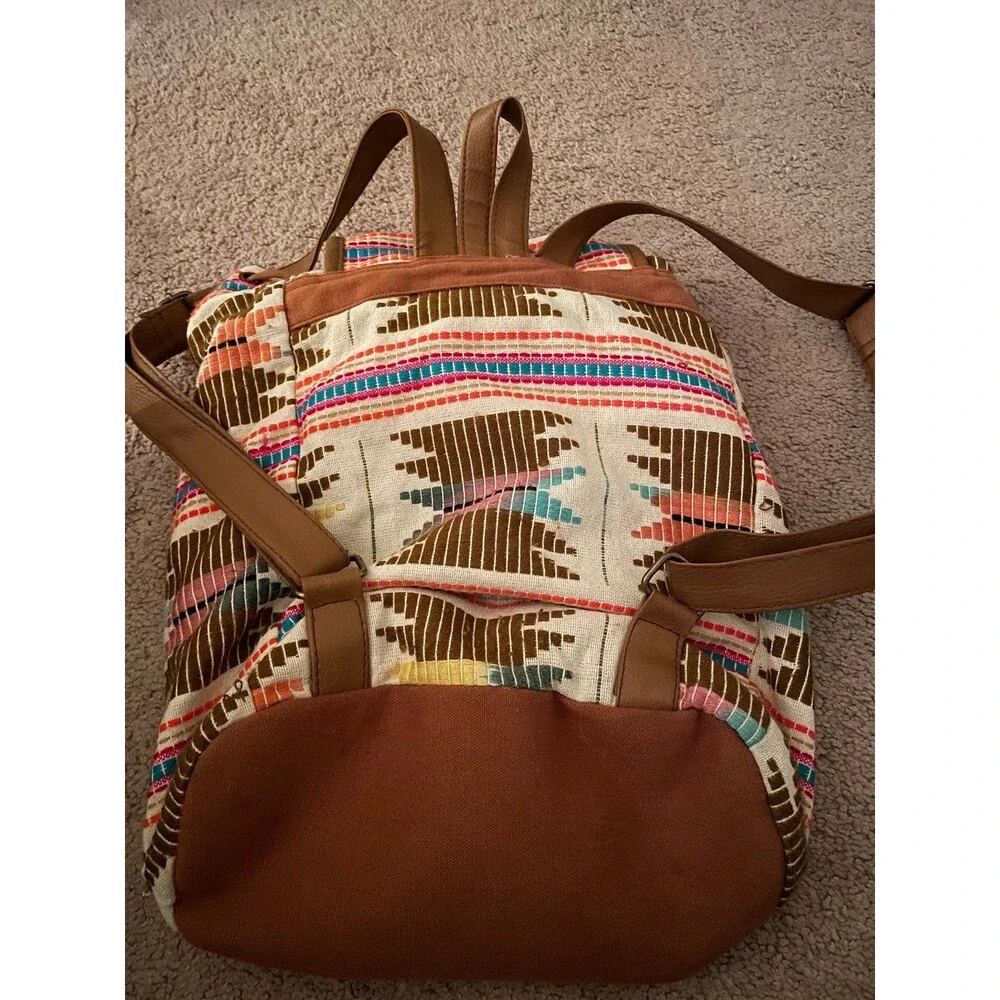 Claire's Aztec Print Medium Size Cloth Backpack